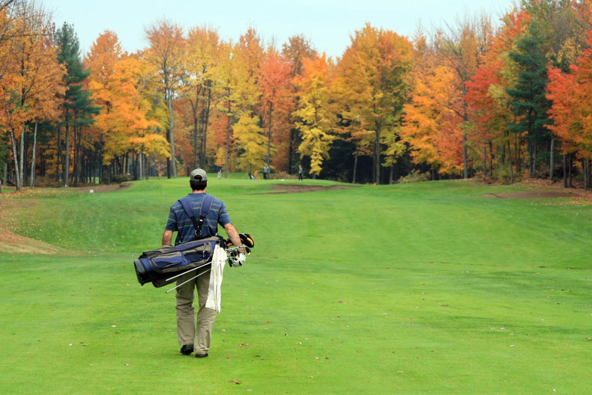 autumn golf course